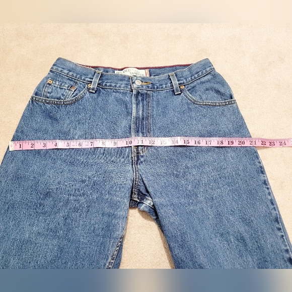 Levi’s 550 Relaxed Fit Jeans Women 12M 100% Cotton Straight Leg Classic Denim - Picture 11 of 14